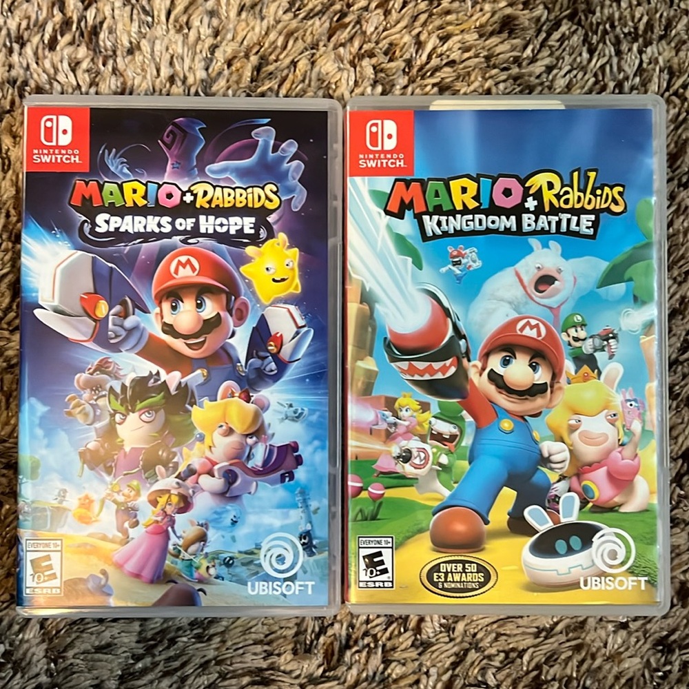 Nintendo Switch Mario + Rabbids Kingdom Battle & Sparks of Hope Tested